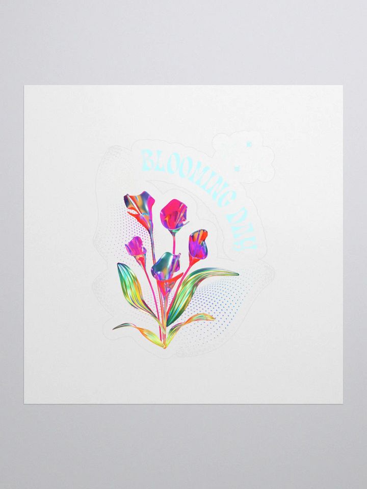 Psychedelic Blooms Kiss Cut Stickers product image (1)