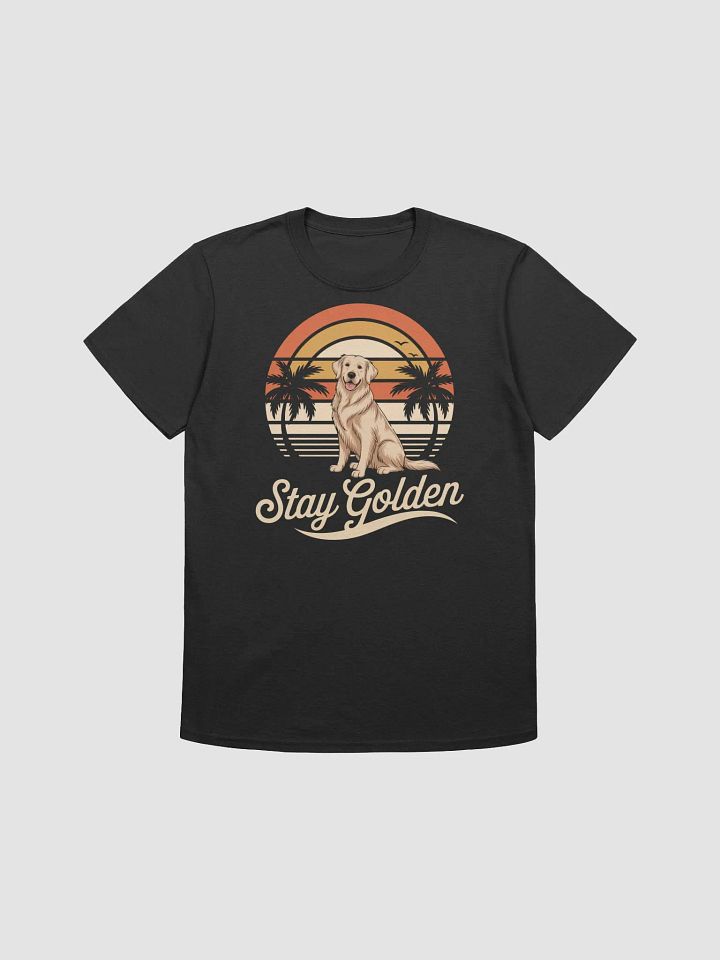 Golden Sunset Dog Unisex T-Shirt product image (1)