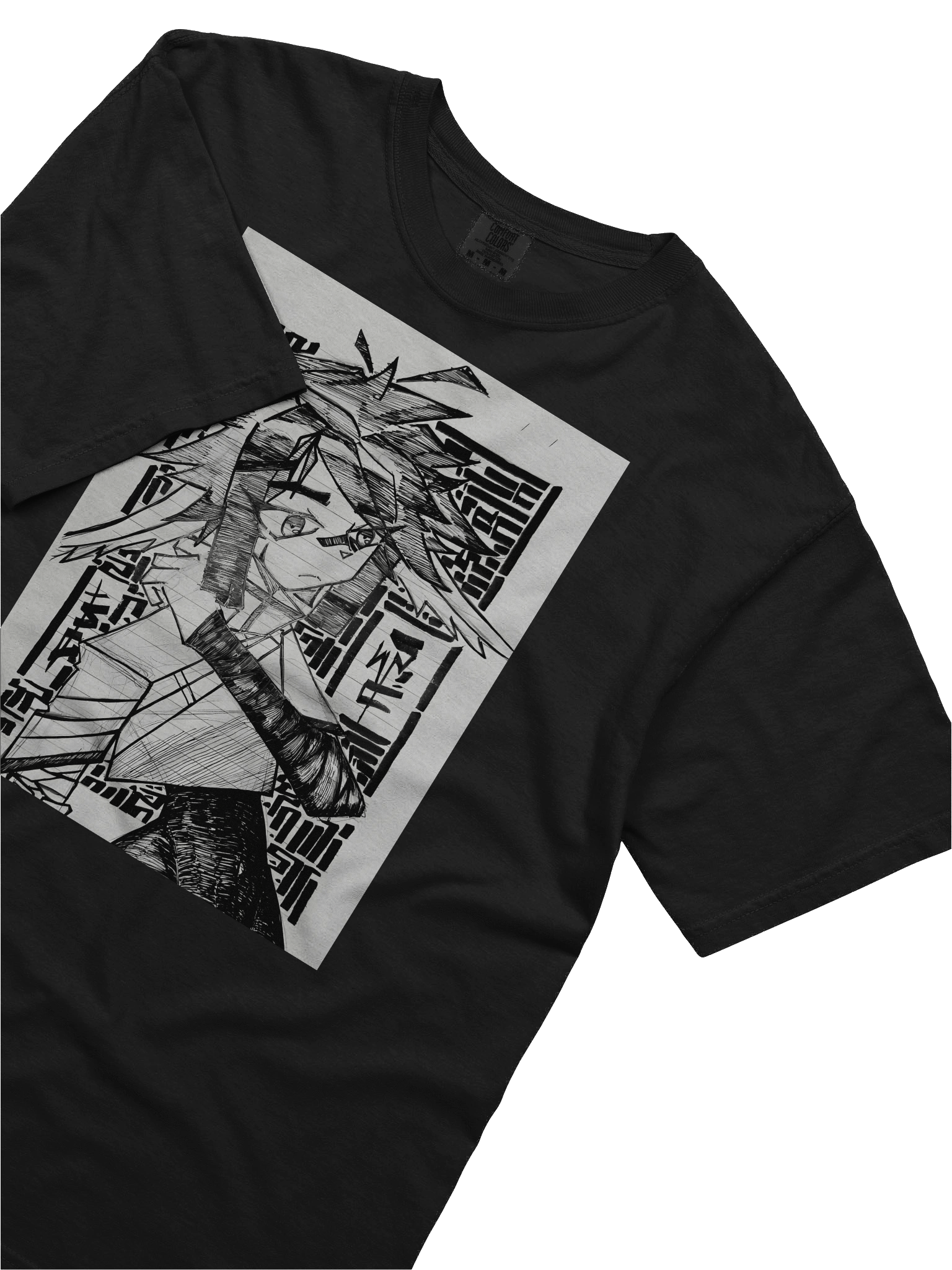 Dynamic Anime Girl Graphic Tee product image (9)