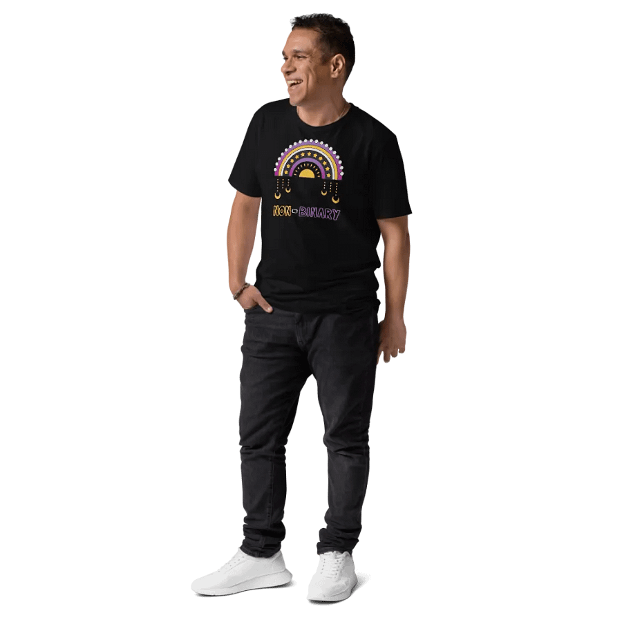 Non-Binary Rainbow Organic Cotton T-Shirt product image (11)
