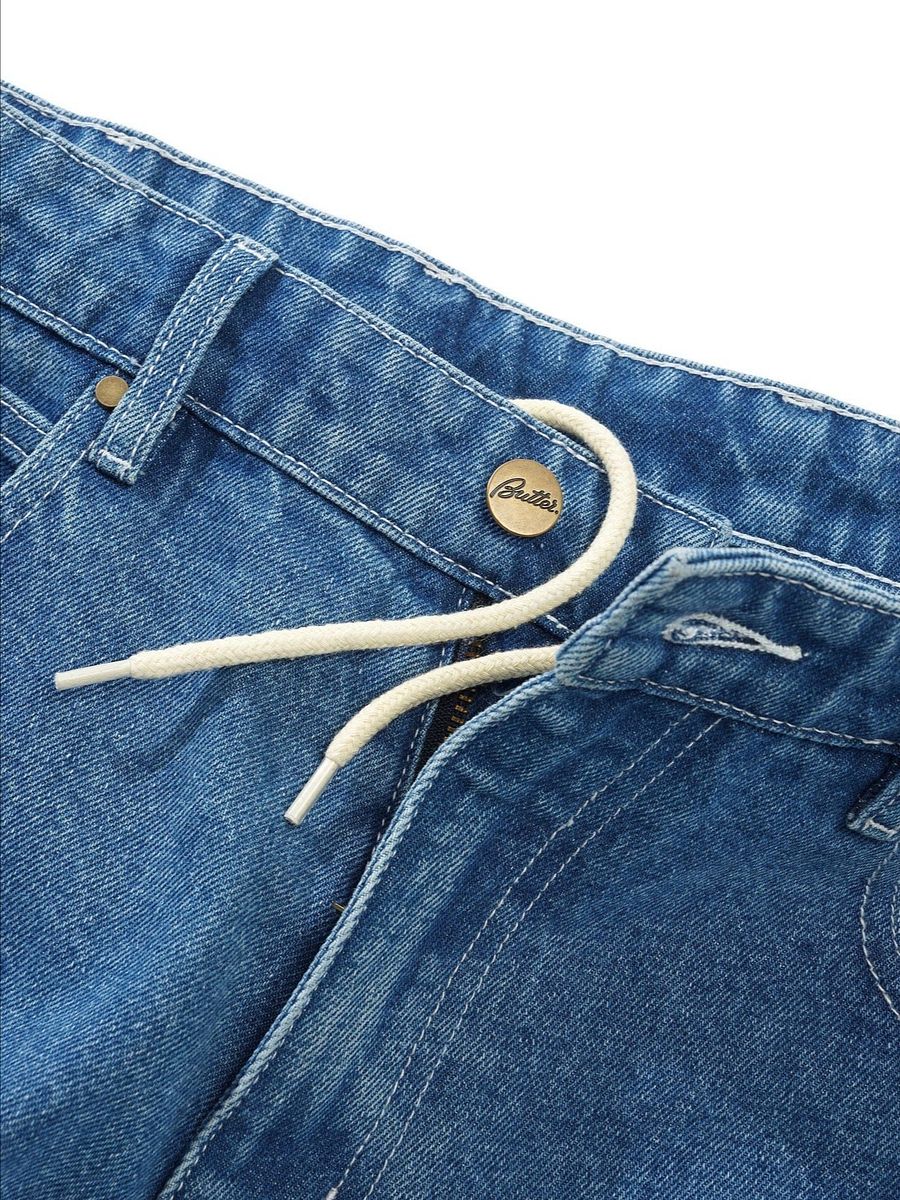 Weathergear Heavyweight Denim Jeans, Mid Blue product image (4)