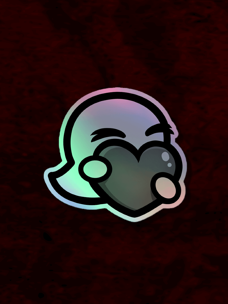 Heart Hallowgraphic Sticker