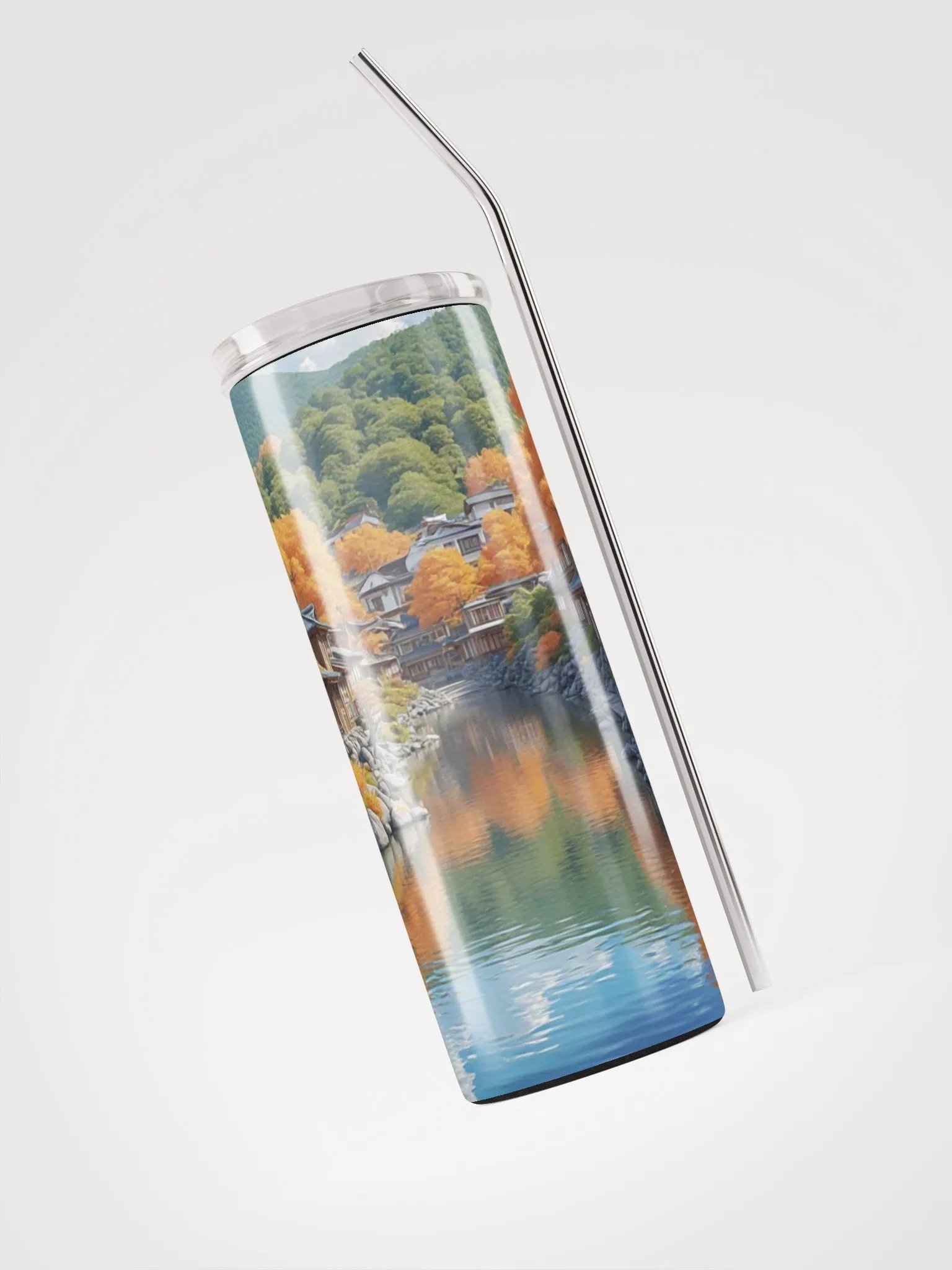 Autumn Serenity Stainless Steel Tumbler product image (3)