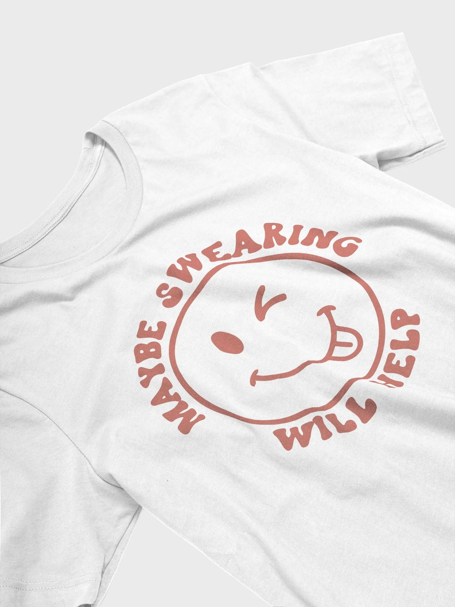 Sarcastic saying shirt for women, maybe swearing will help funny smirk Tshirt product image (73)