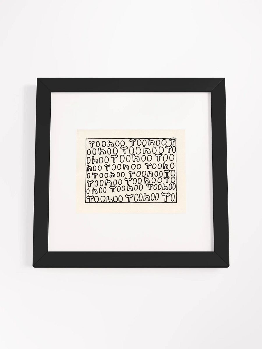 yoohoo Panel Card Print Framed product image (3)