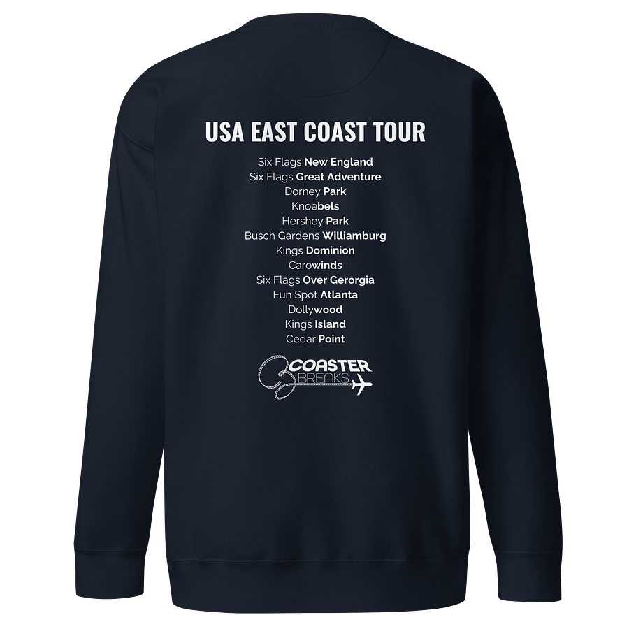 USA East Coast Tour Full Logo Sweatshirt - Dark Colours product image (5)