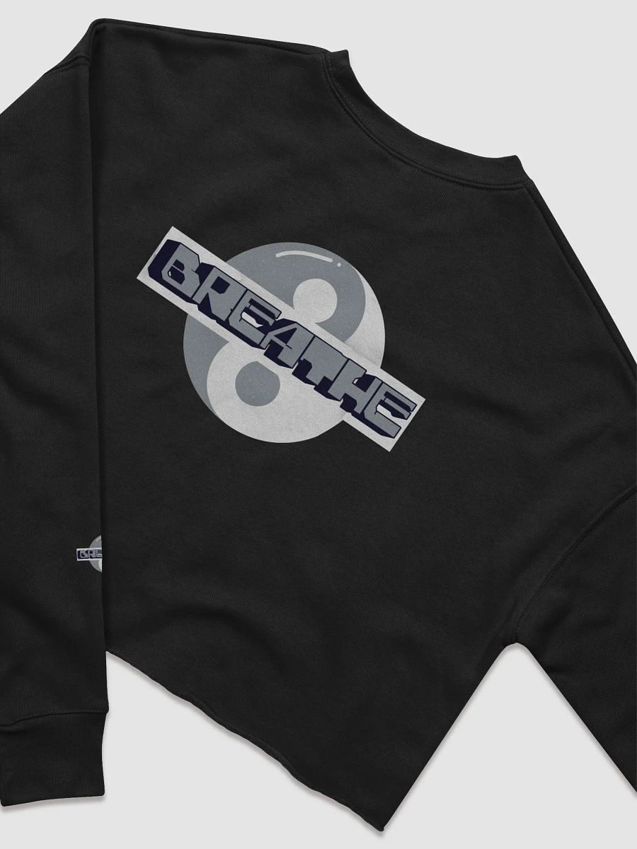 Breathe Women's Fleece Crop Sweatshirt | Cozy & Mindful Style product image (7)