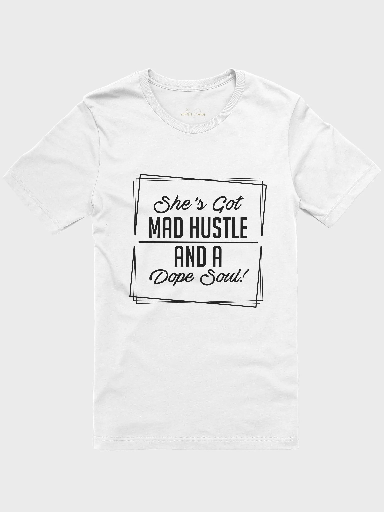 SHE'S GOT MAD HUSTLE AND A DOPE SOUL! T-SHIRT & DAILY AFFIRMATIONS JOURNAL BUNDLE product image (1)