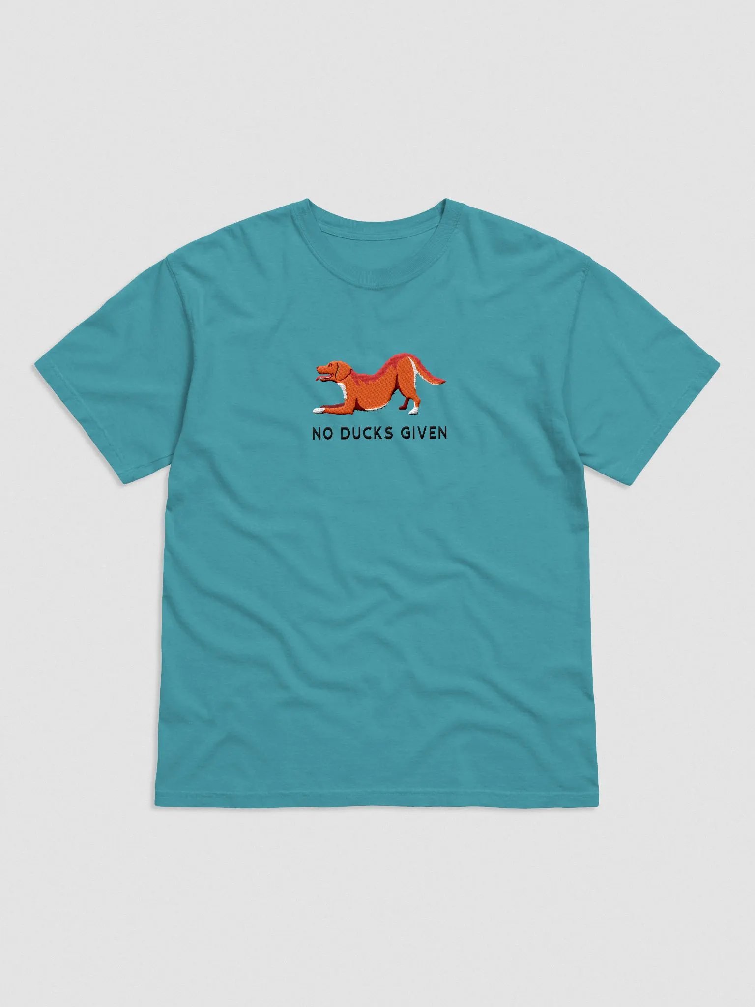 No Ducks Given T-Shirt(Embroidered) of a Nova Scotia Duck Tolling Retriever product image (4)