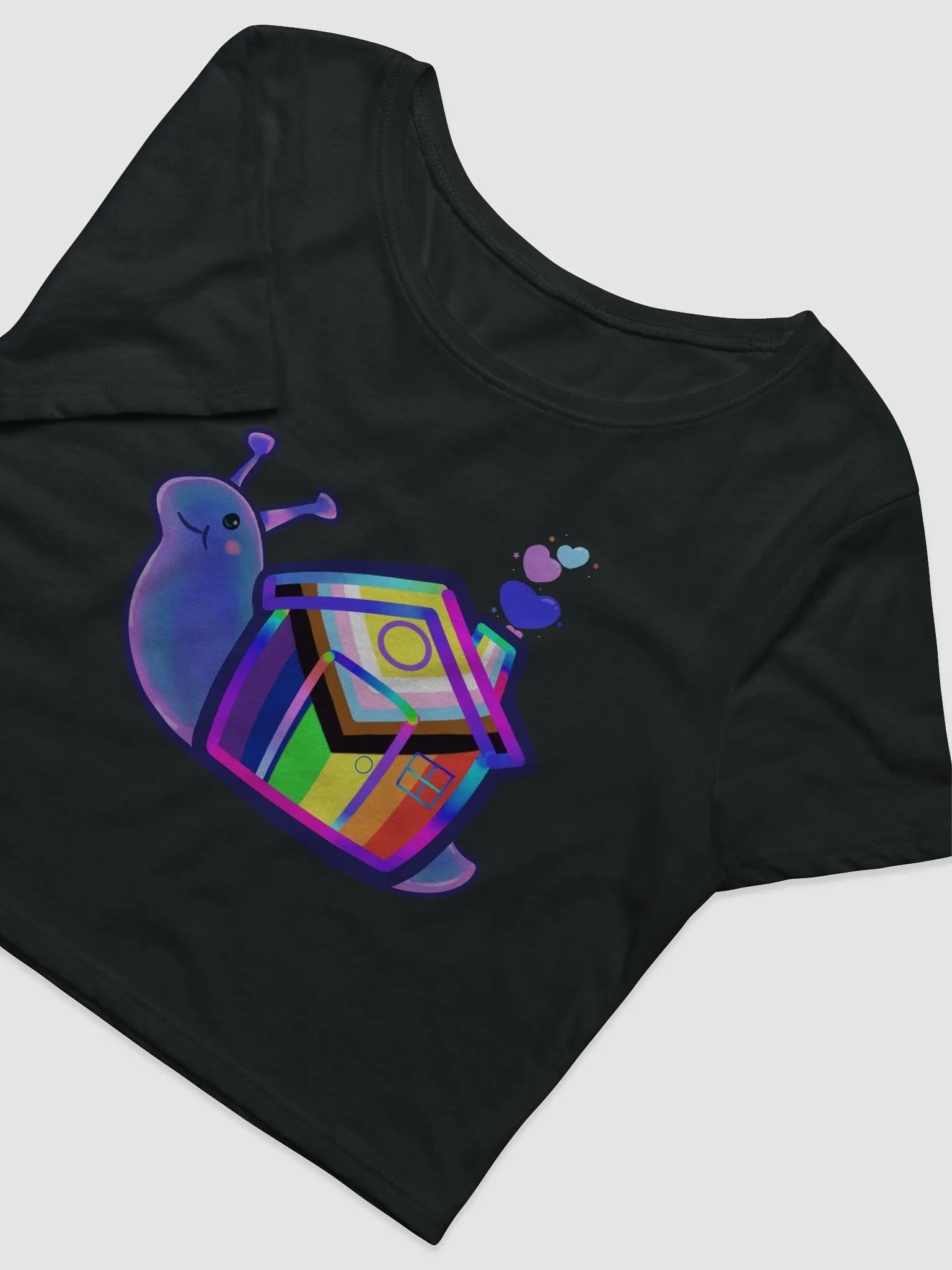 Cute LGBTQIA+ Snail House Crop Top product image (8)