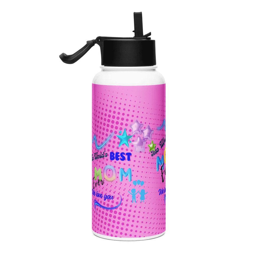 Best Mom Ever! Stainless Steel Water Bottle for moms on mothersday product image (4)
