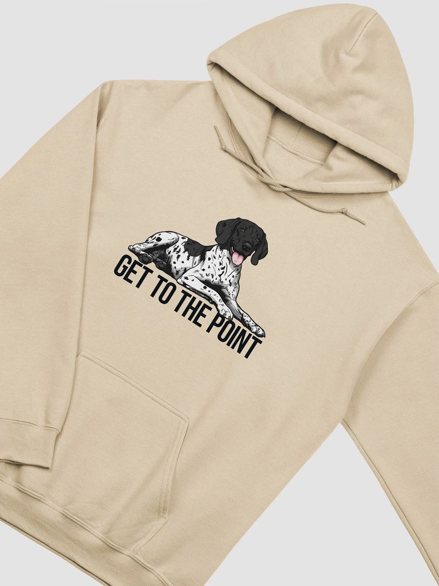 Get to the Point Hooded Sweatshirt of a German Shorthaired Pointer(Black Roan) | Funny Hoodie for GSP Pawrents product image (21)