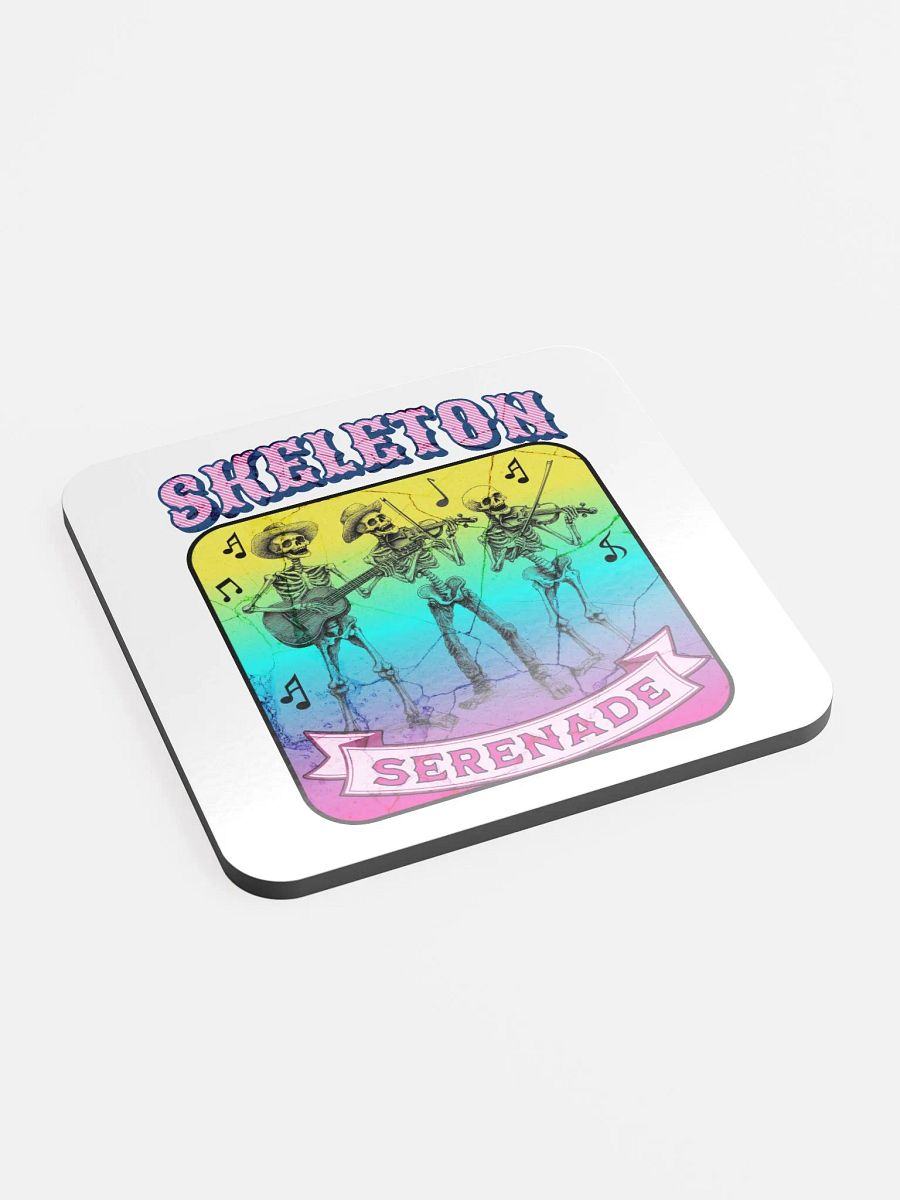 Skeleton Serenade Cork Coaster product image (2)