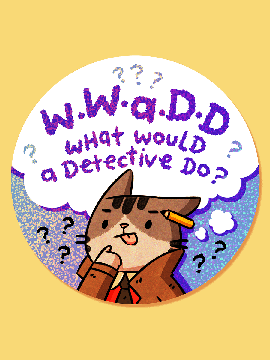 WWADD sticker (glitter) 🌟 NEW! 🌟 product image (1)