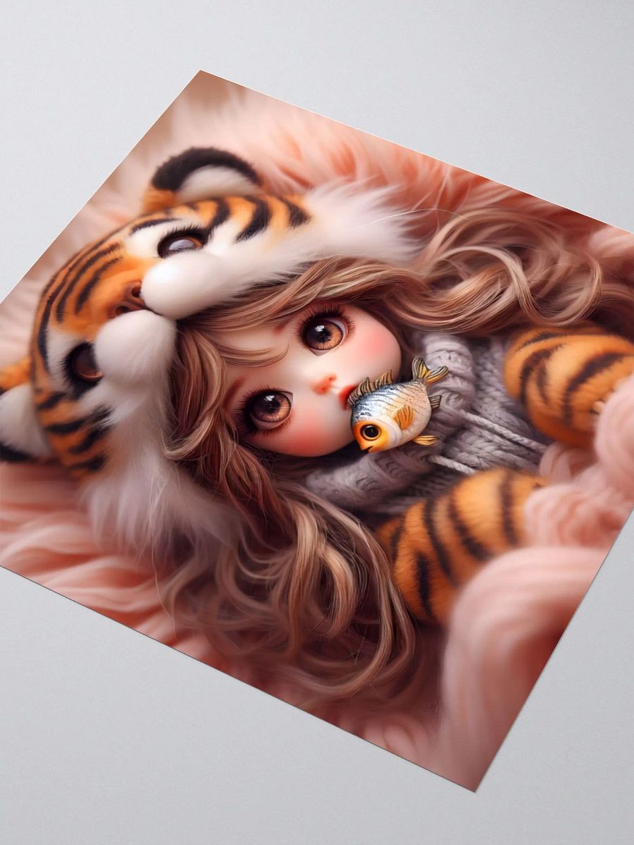 Tiger Hat Doll Kiss Cut Stickers product image (8)