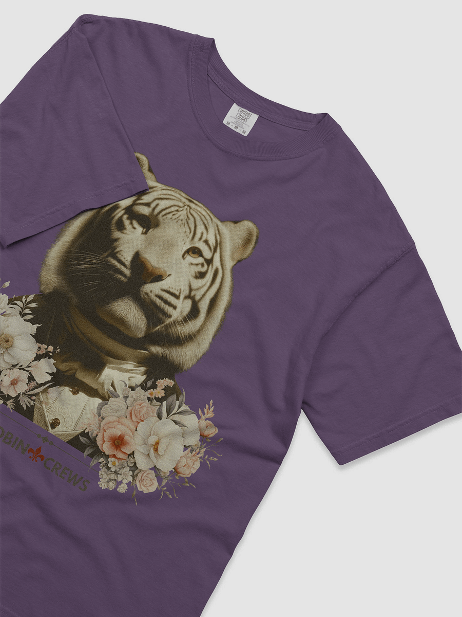 White Tiger Floral T Shirt Vintage Animal product image (10)