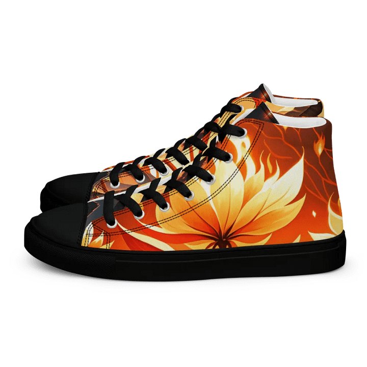 Floral Flame High Tops (Fire Element Inspired) product image (1)