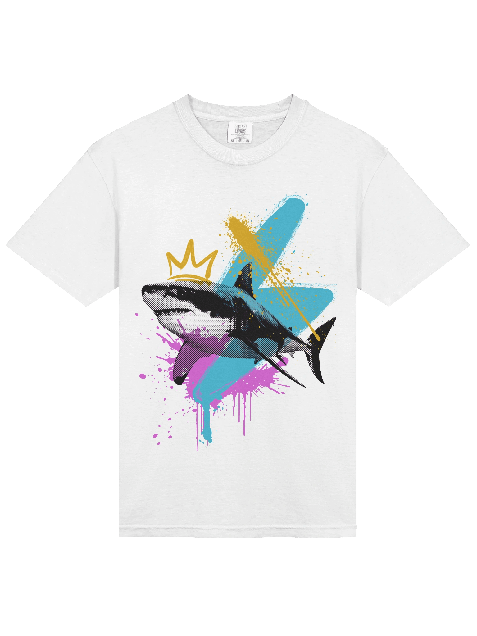 Prince Shark Painted Halftone Tee product image (23)