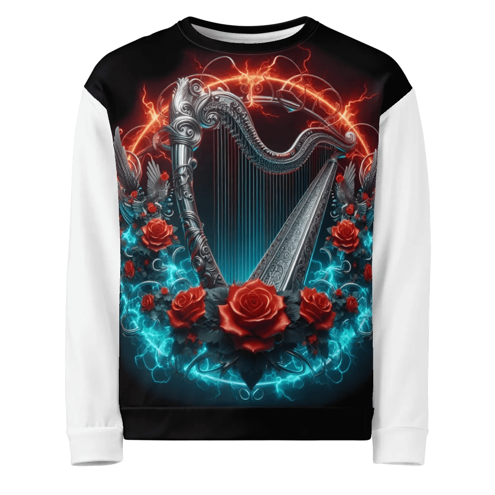 Electric Rose Fantasy Silver Harp - Unisex Sweatshirt #17 product image (1)