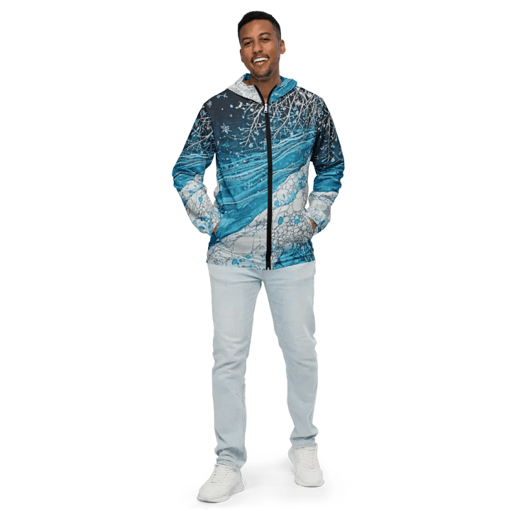 Winter Frost, Unisex Windbreaker product image (2)