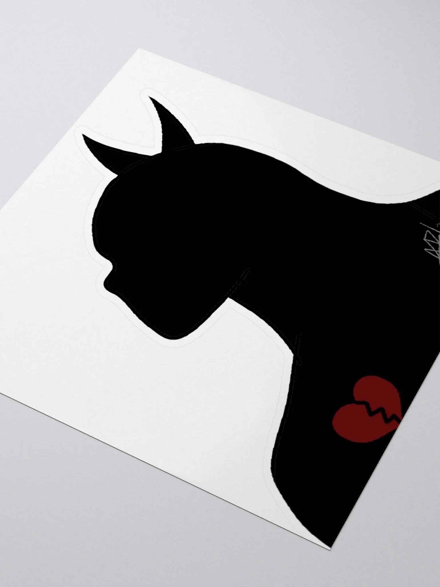 Edgy Silhouette Sticker product image (3)