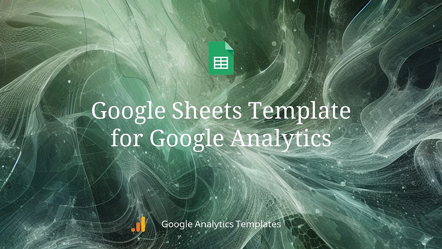 Google Sheets Template for Google Analytics product image (1)