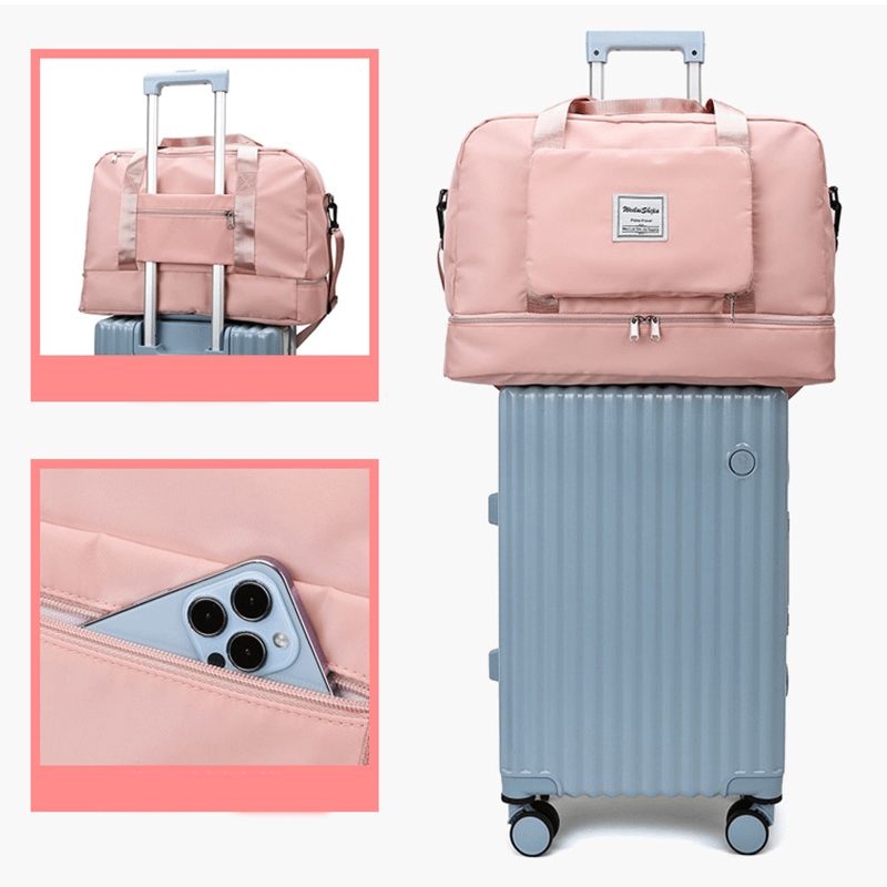 Foldable Travel Duffel Bags Sports Gym Tote Bag Women product image (8)