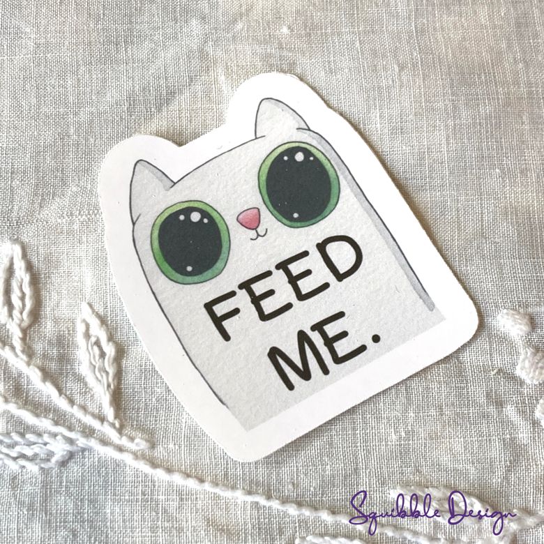 Vinyl Sticker - Feed Me product image (1)