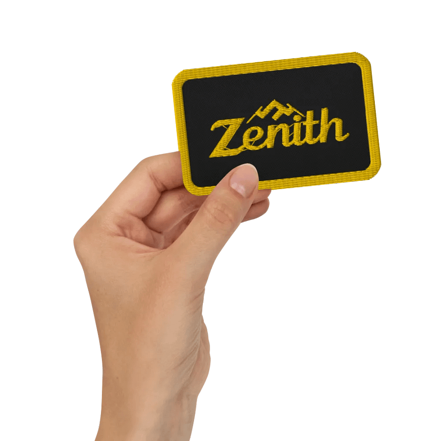 Exclusive ZENITH Embroidered Patches - Black & White Designs product image (4)