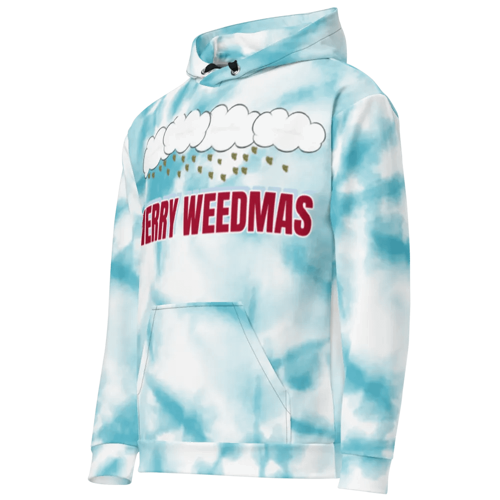 Merry Weedmas All-Over Hoodie product image (7)