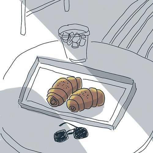 😎 + 🥐 〰️ 👍

#bakery #bakerylife #bakerylove #chillvibes #chilltime #cafe #cafehopping #cafelover #illustrationart #illustrati...