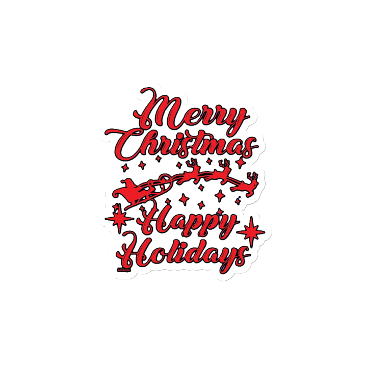 MERRY CHRISTMAS HAPPY HOLIDAYS product image (2)