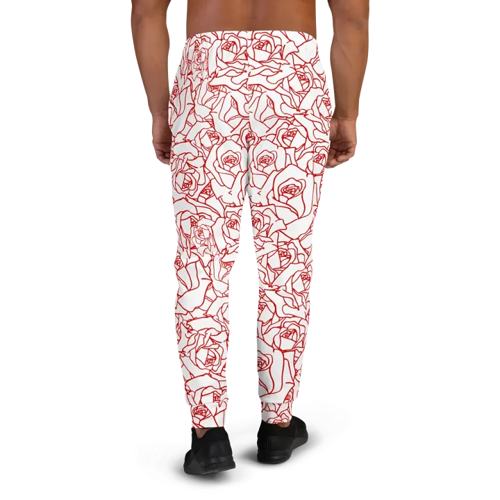 Loads of Roses · white-red joggers product image (2)