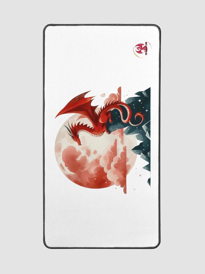 Crimson Dragon Moon Desk Mat product image (2)