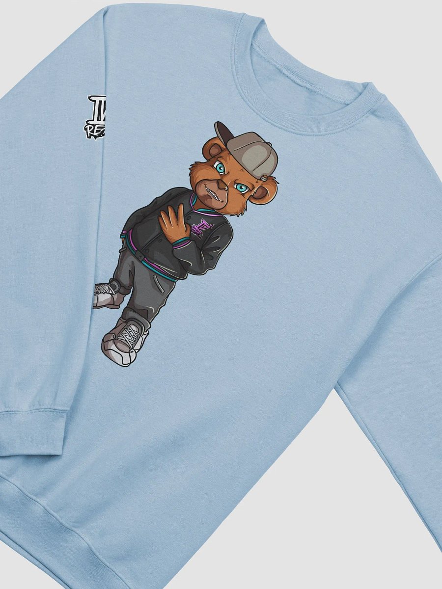 Standing Bear Light Blue Crewneck Sweatshirt product image (3)