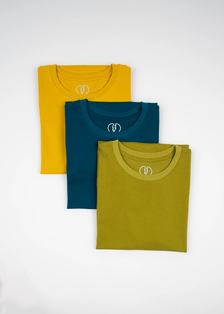 Color Tee 3-Pack - Amber, Blueberry, Moss product image (1)