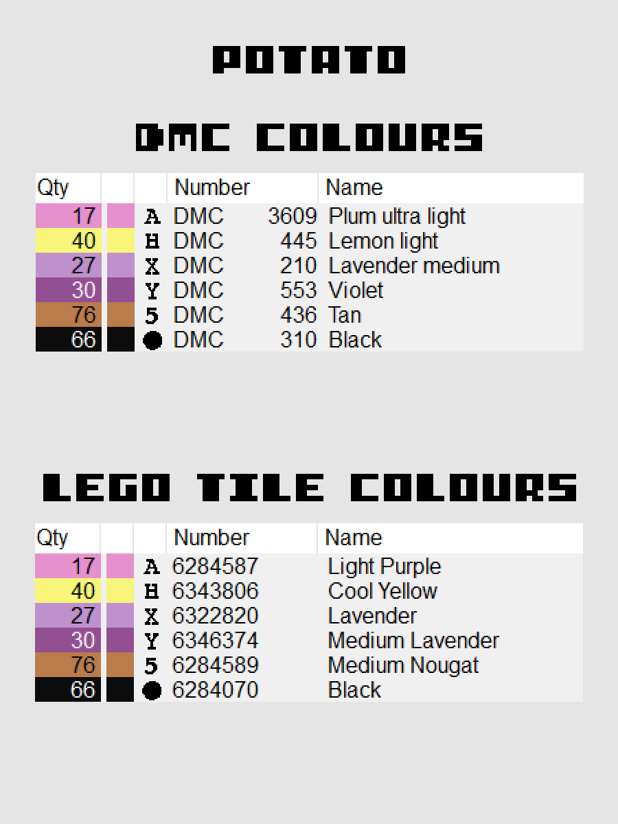 Potato Pixel Art product image (4)