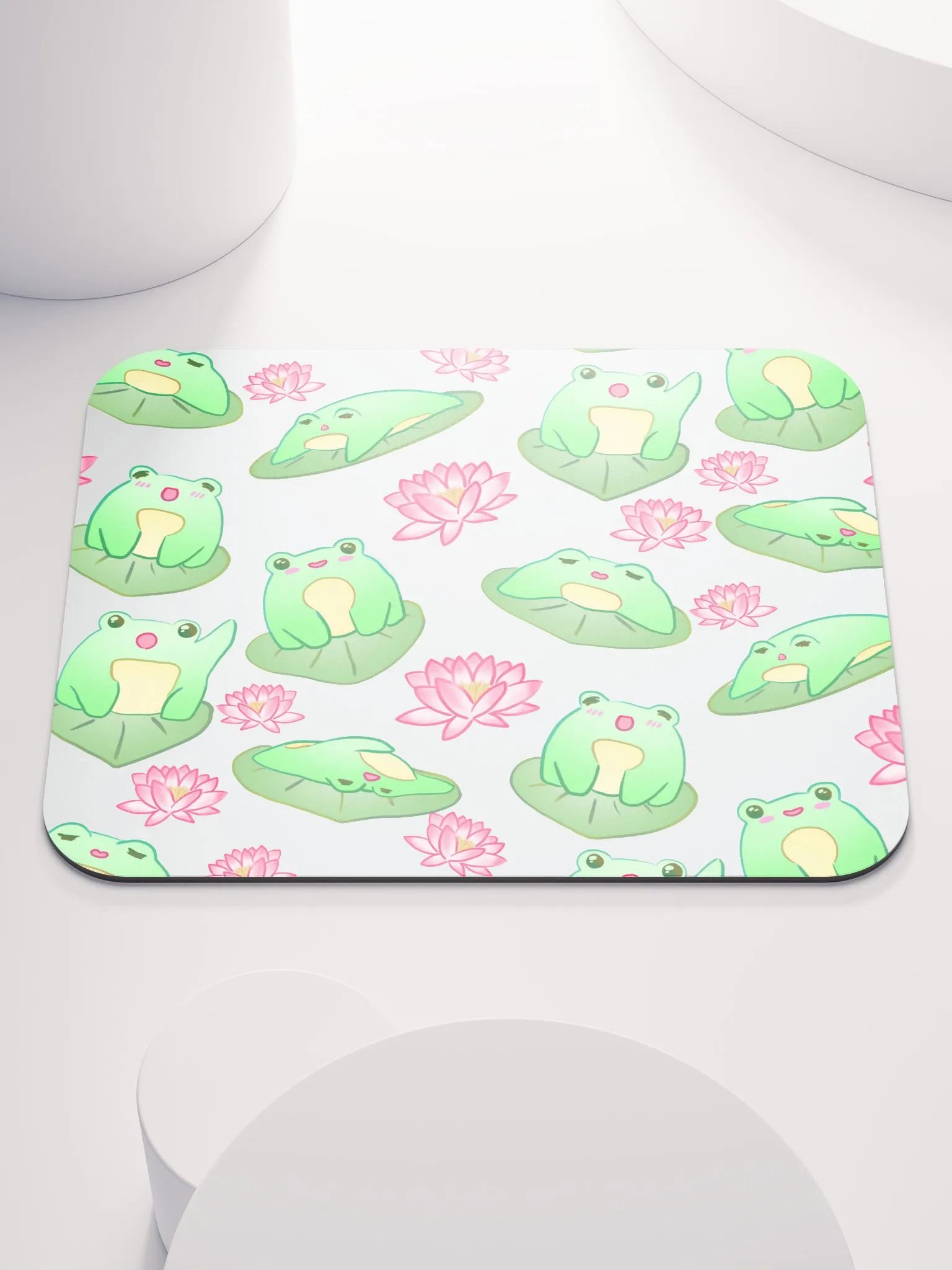 Kawaii Froggie Mouse Pad product image (1)