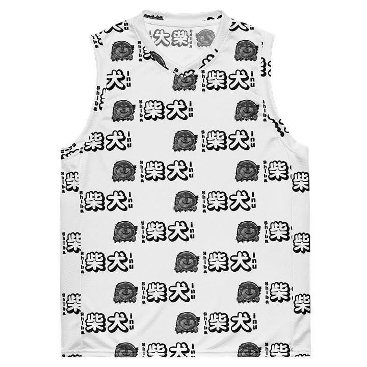 "HI" SHIBA INU Unisex Basketball Jersey product image (2)