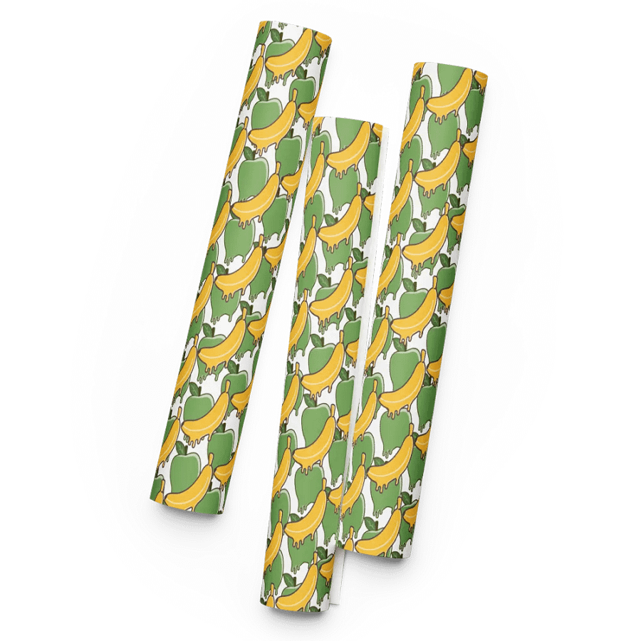 Apple and Bananas wrapping paper product image (5)