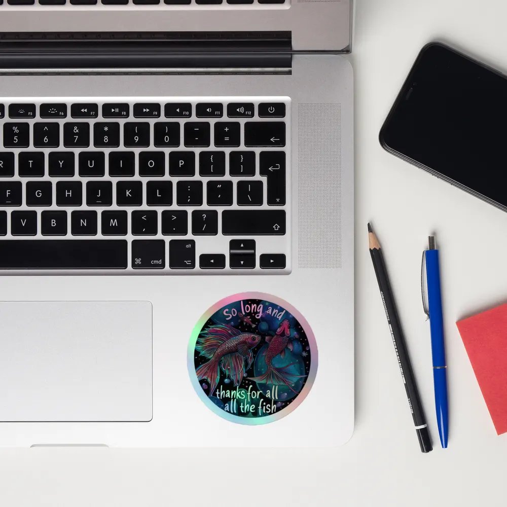 So Long - Cosmic Goodbye Holographic Sticker product image (10)