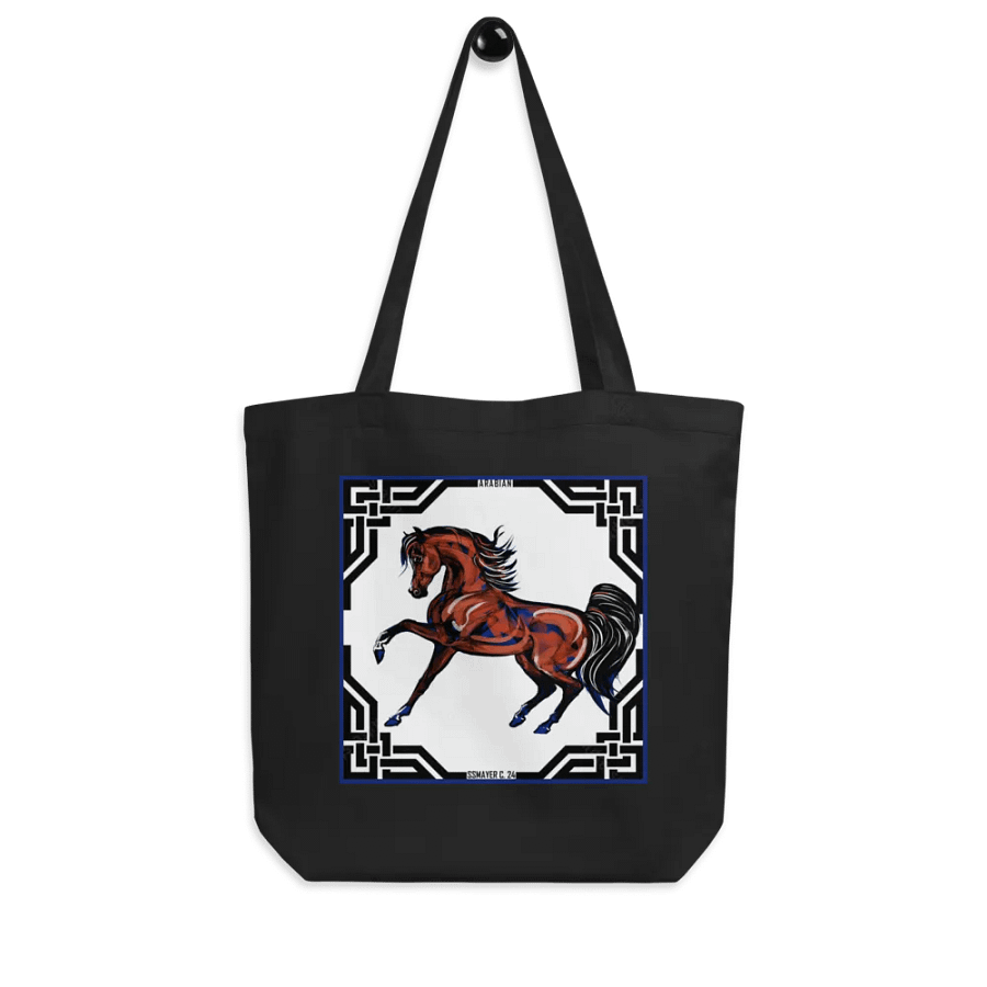 Prancing Bay Arabian Stallion Tote Bag product image (8)