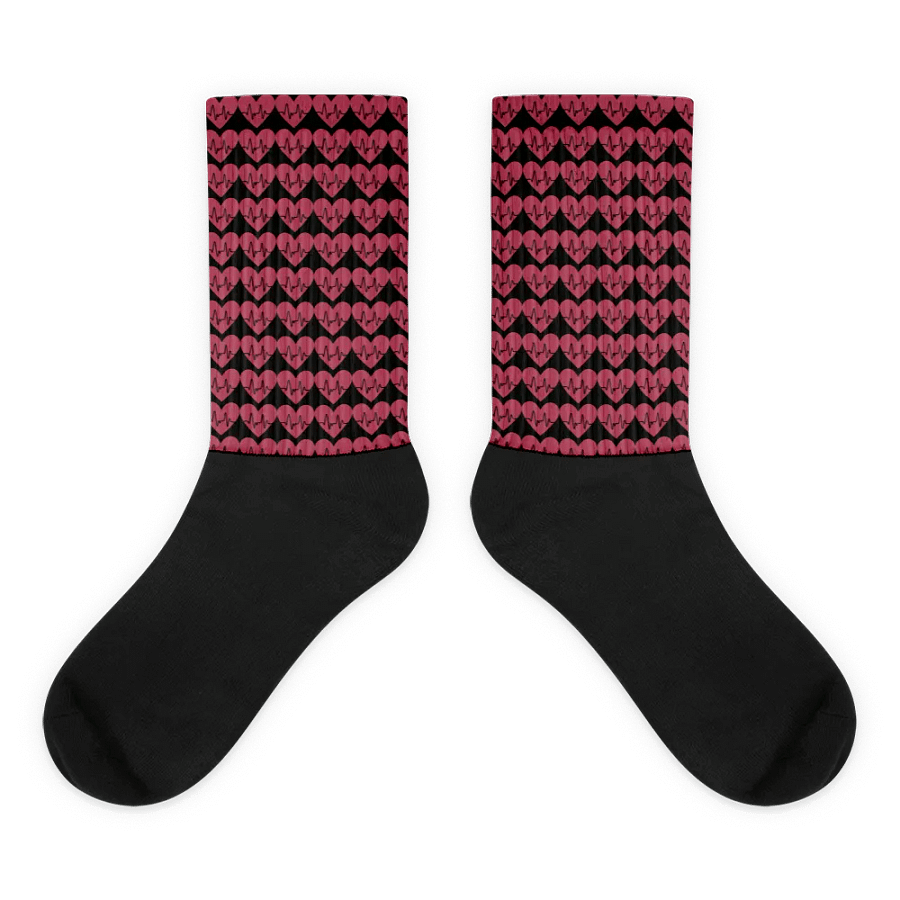 Heartbeat EKG Sublimated Socks product image (1)