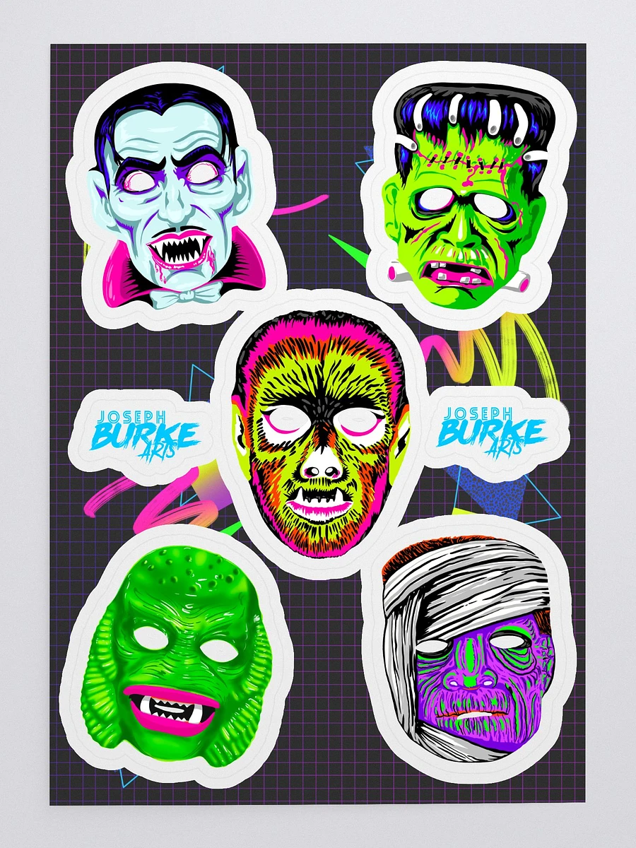 THE OG's Horror Icons Sticker Sheet product image (3)