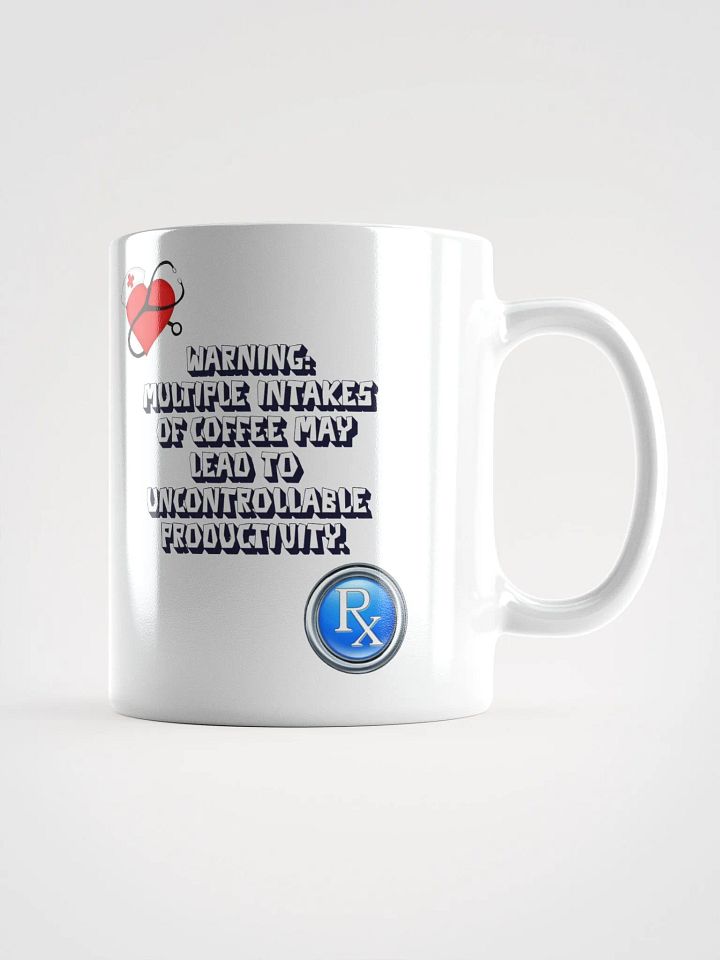 Multiple Intakes of Coffee May Lead To Productivity - Funny White Mug product image (2)