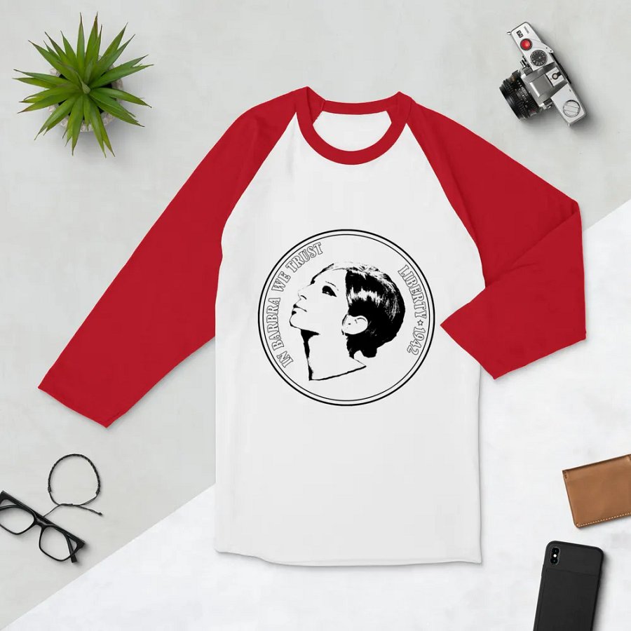 In Barbra We Trust - Midnight Comfort Raglan Tee product image (5)