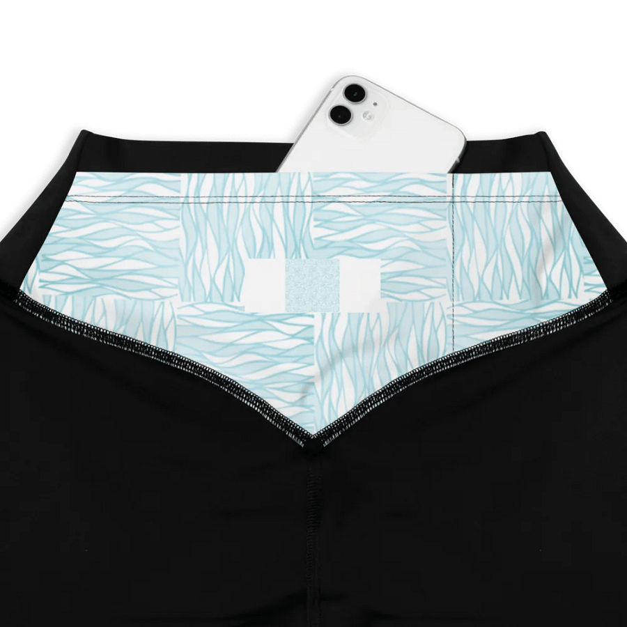 Light Turquois All-Over Print Sports Leggings product image (1)