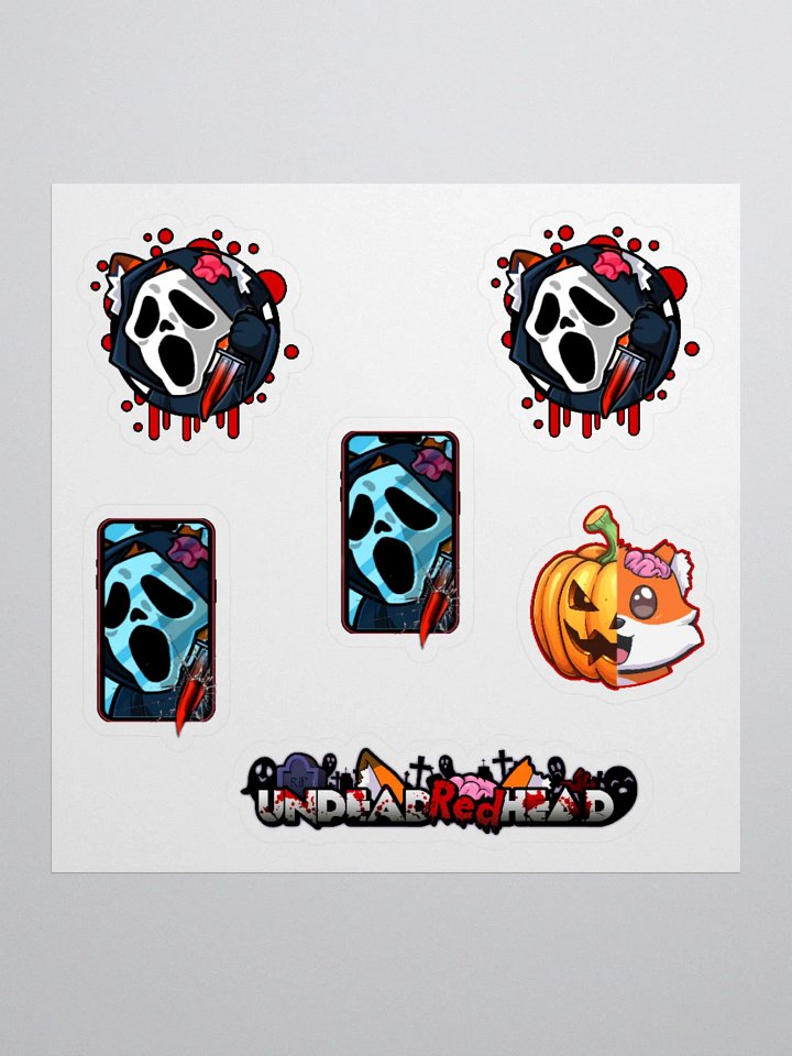 UndeadRed Halloween Sticker Pack product image (1)