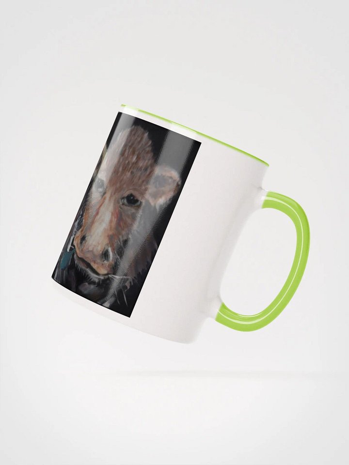 Acrylic on Canvas Reproduction Pipe Smoking Cow Mug product image (2)