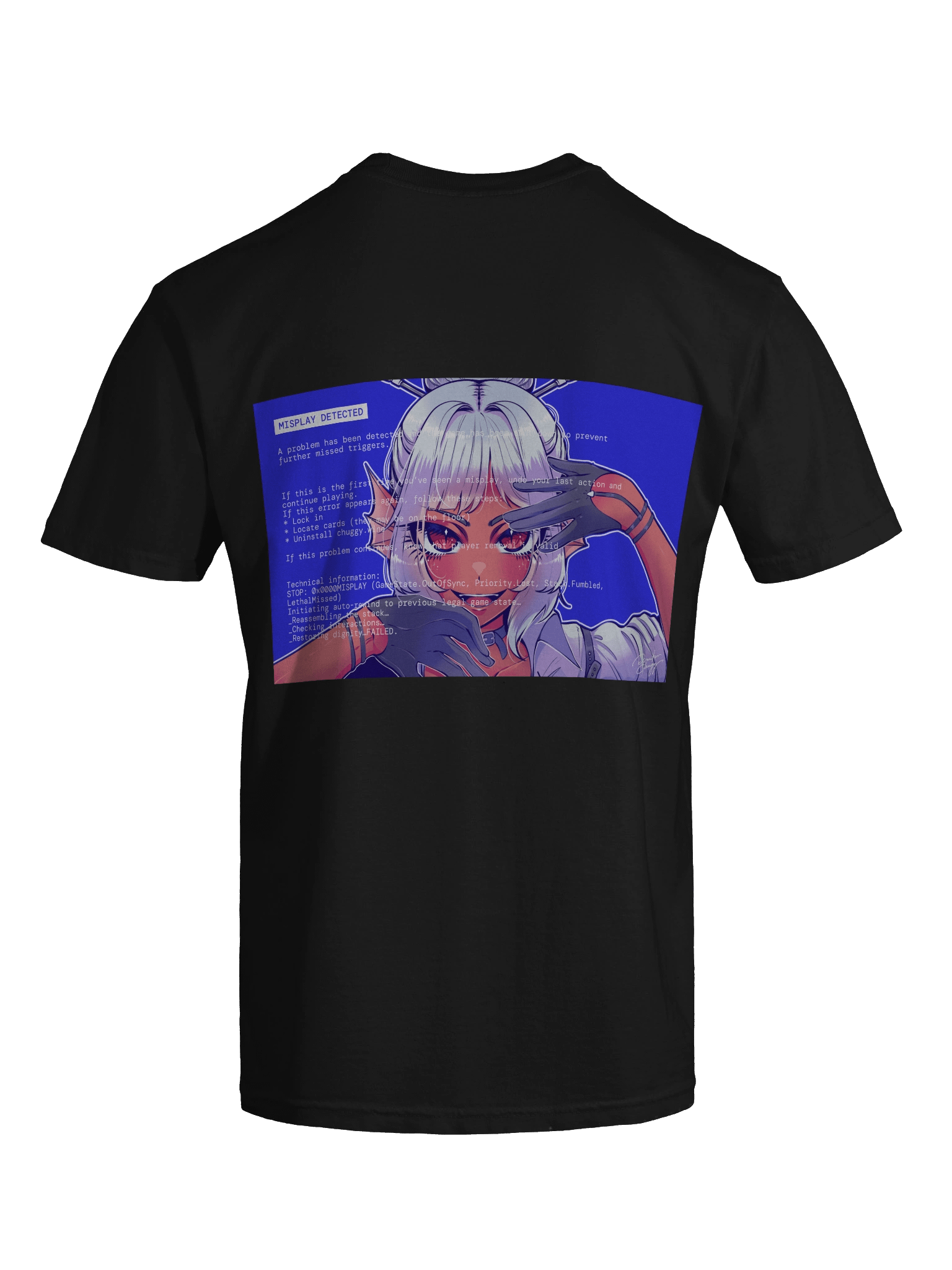 Misplay Detected Tee (Back Graphic) product image (9)